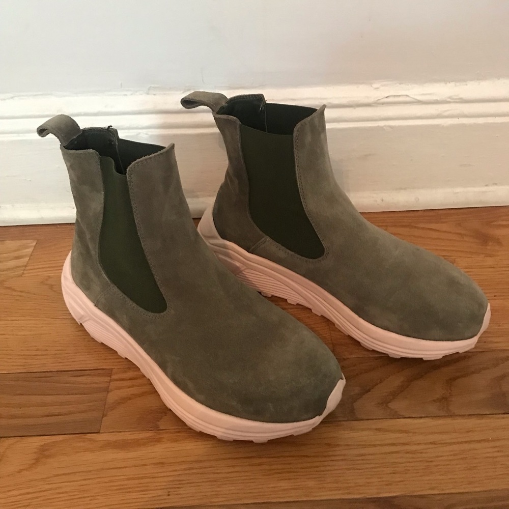 DIEMME Olive Verona Runner Brushed Suede Boots